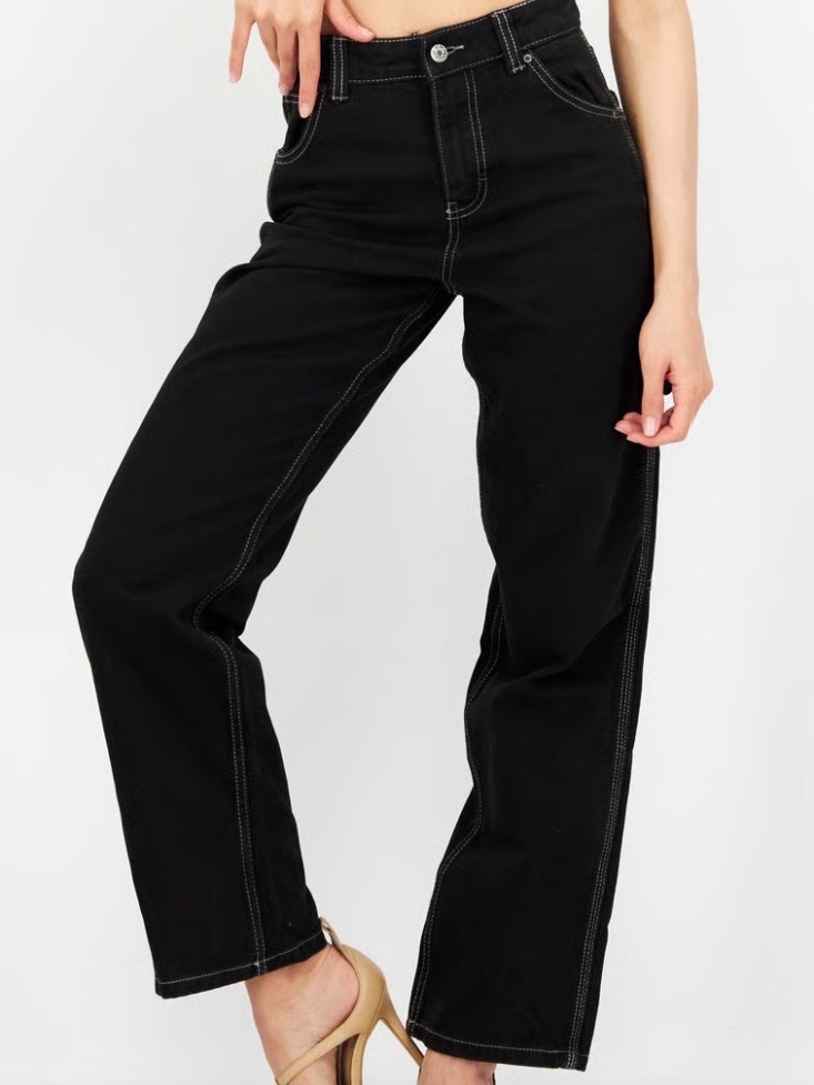 Pantalon wide leg 
