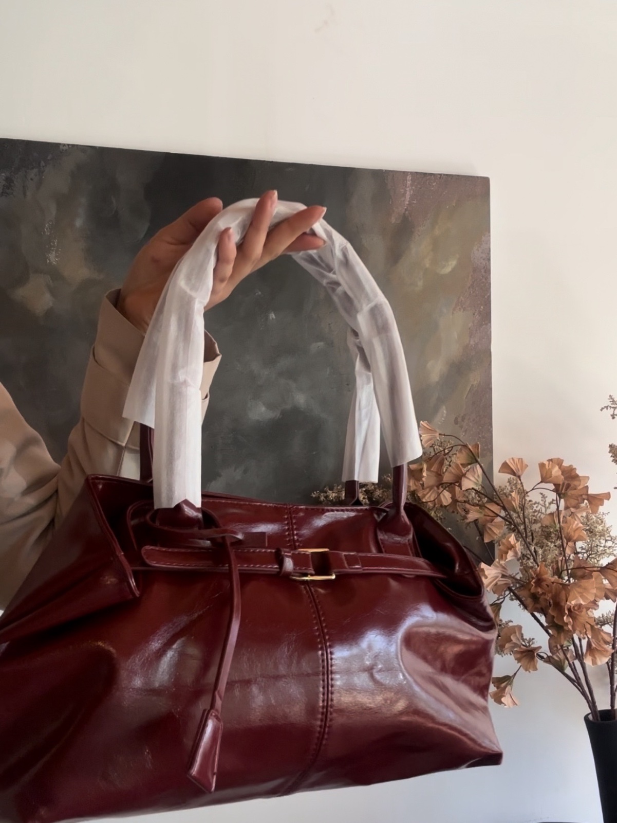 Sac burgundy