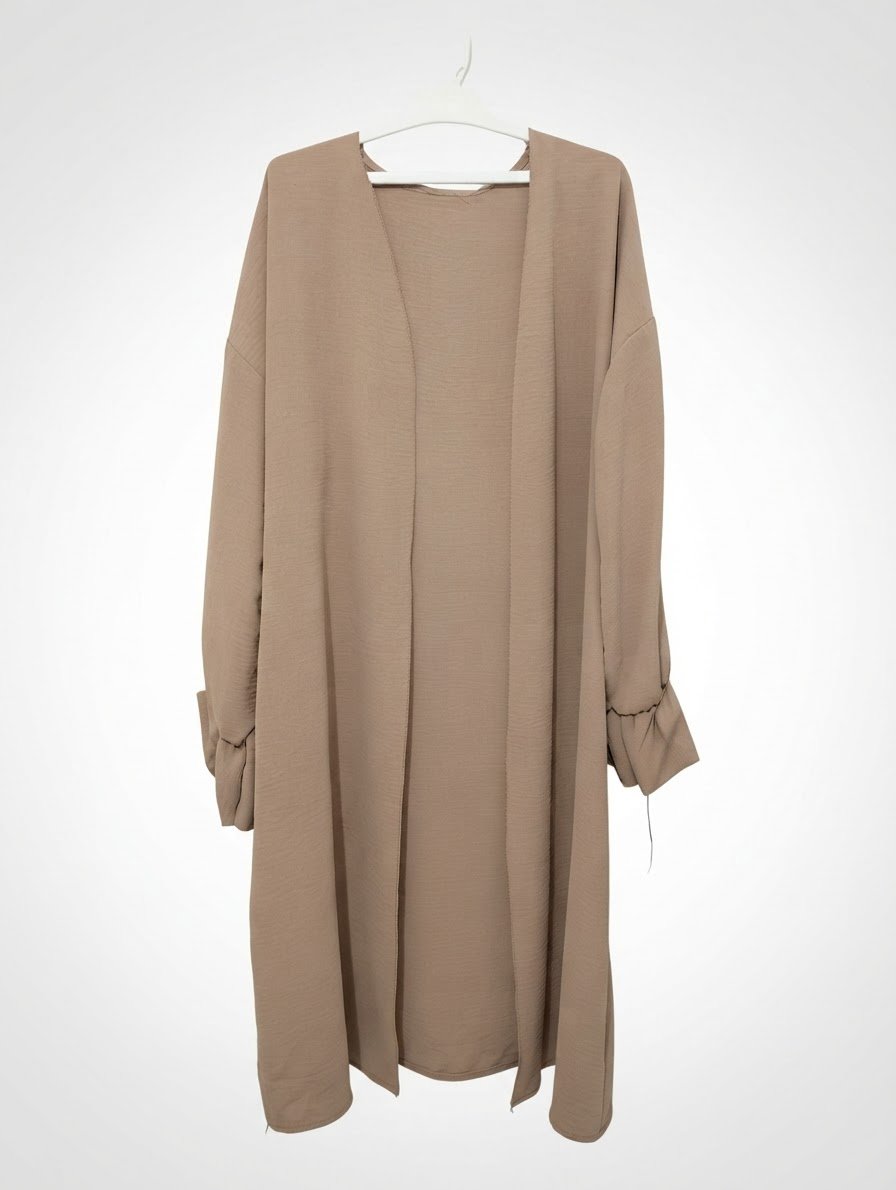 Veste beige style "Abaya"