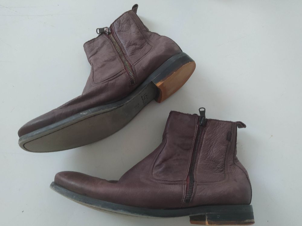 Chelsea boots homme en cuir 