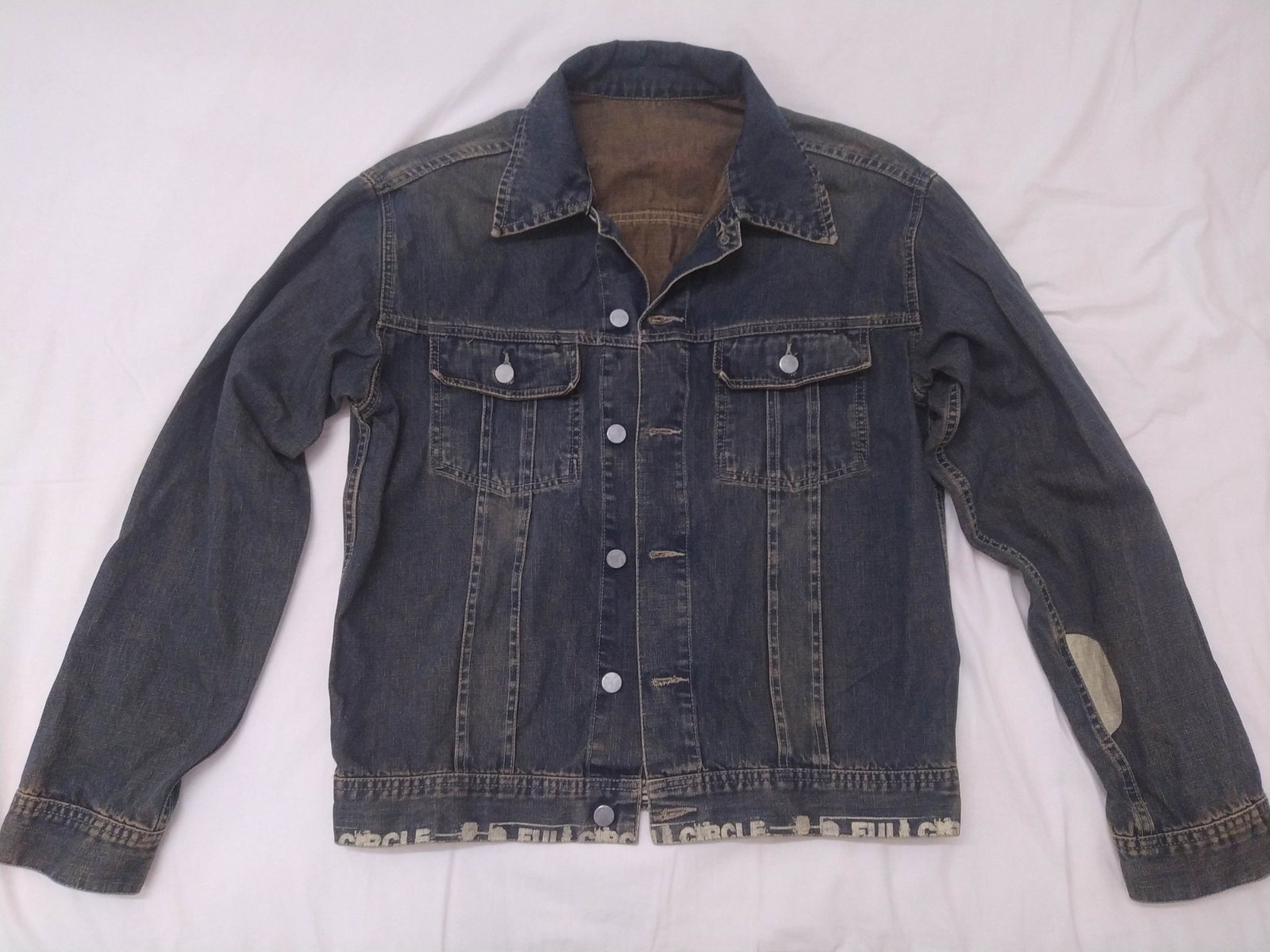 Veste jean sans poches