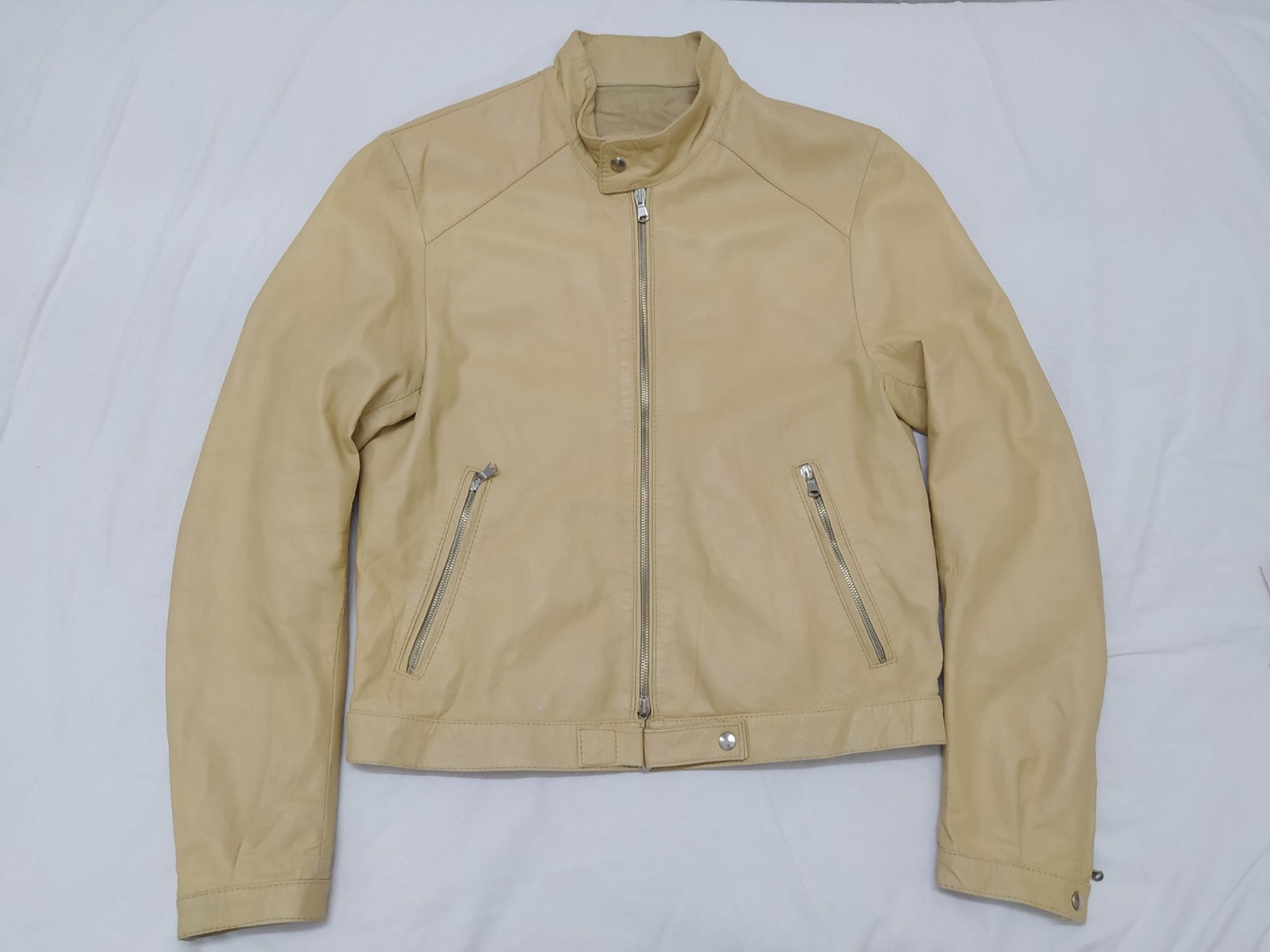 Veste en cuir homme 