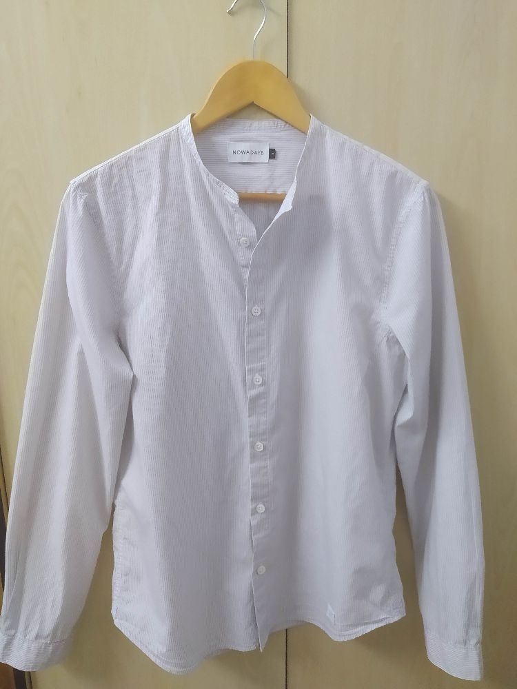Chemise sans col Nowadays taille S