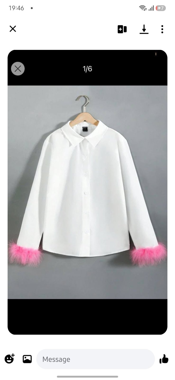 Chemise blan 