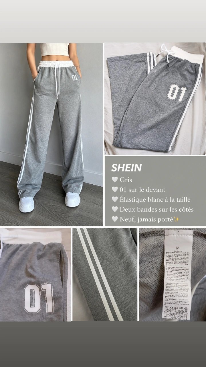Pantalon sport shein 