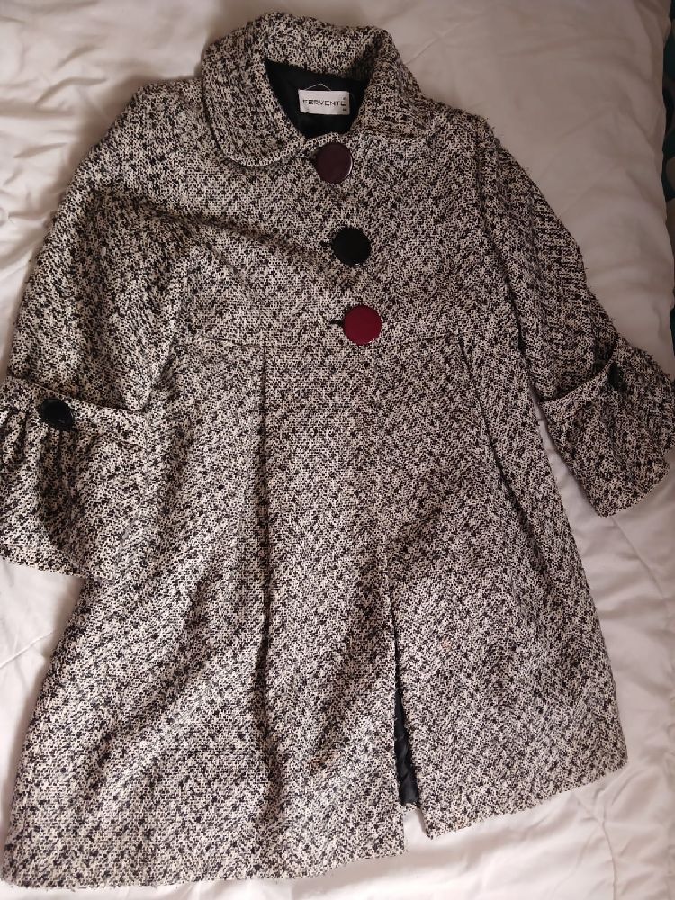 Manteau moucheté