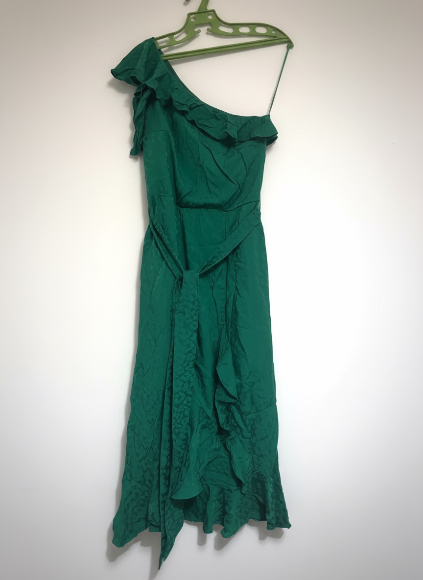Robe longue verte 