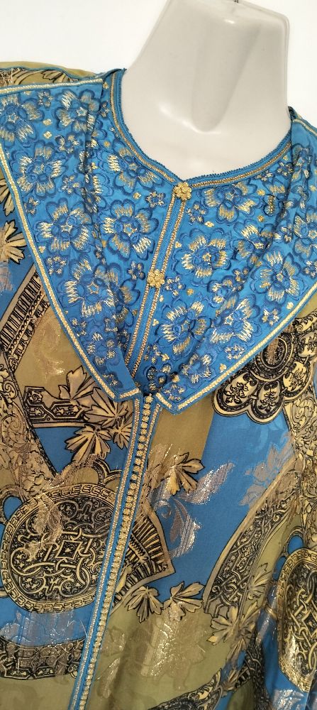 Caftan marocain hrir  taille jusqu'à 52