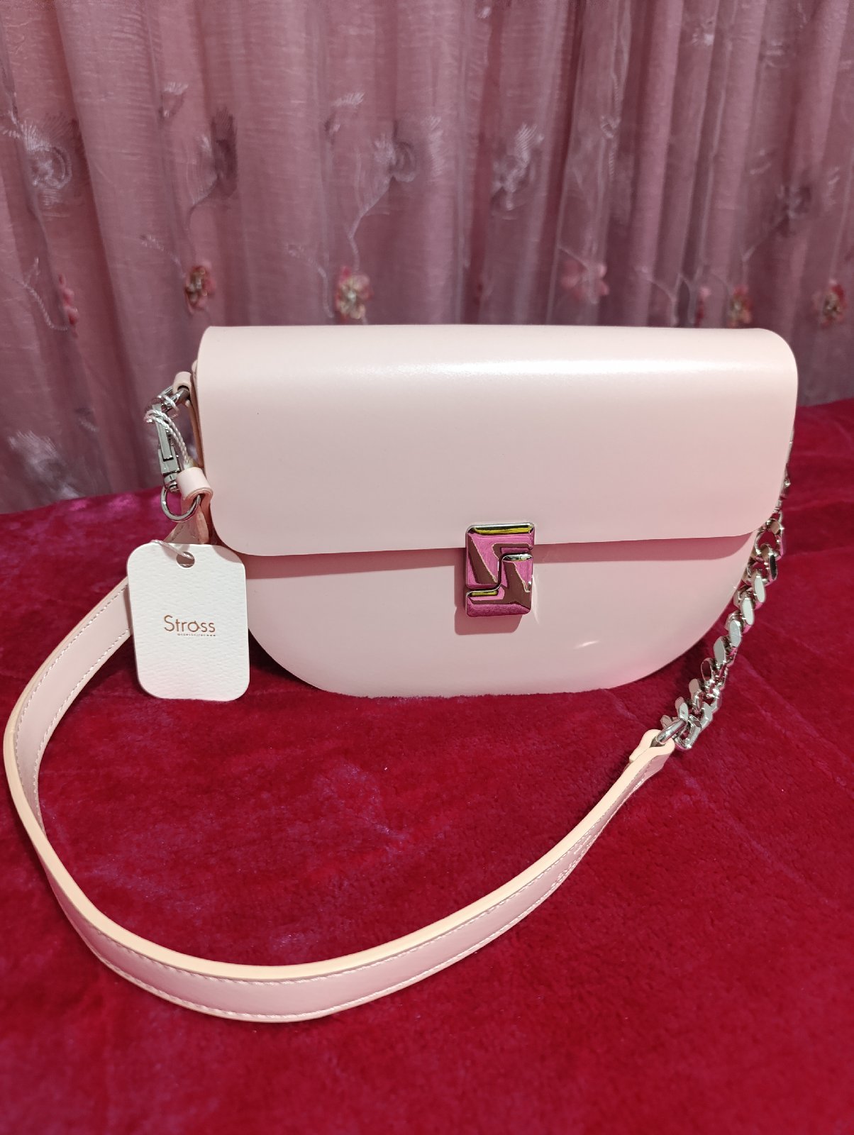 Sac rose poudré 