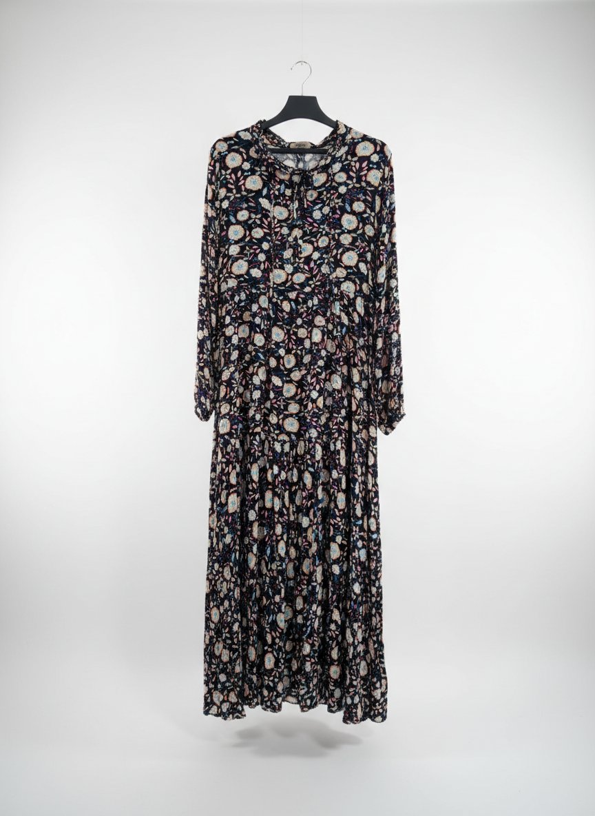 Robe longue fluide d'été taille M 