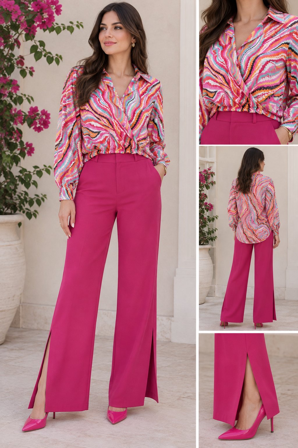 Set pantalon et chemise M