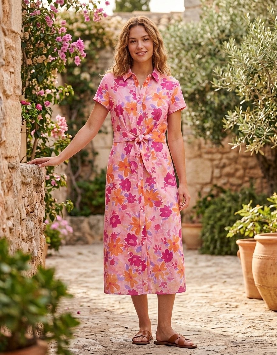 Robe chemise bershka M 