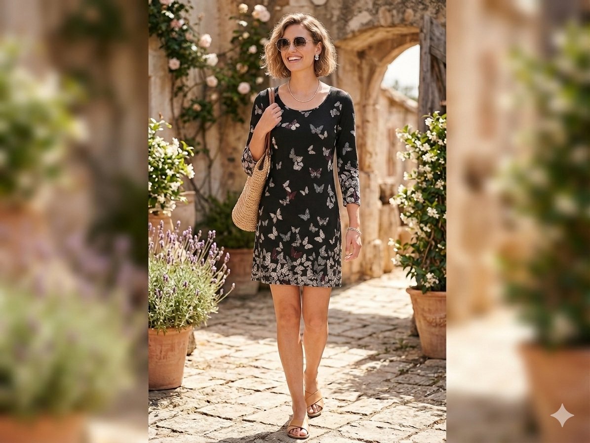 Robe courte en jersey ML