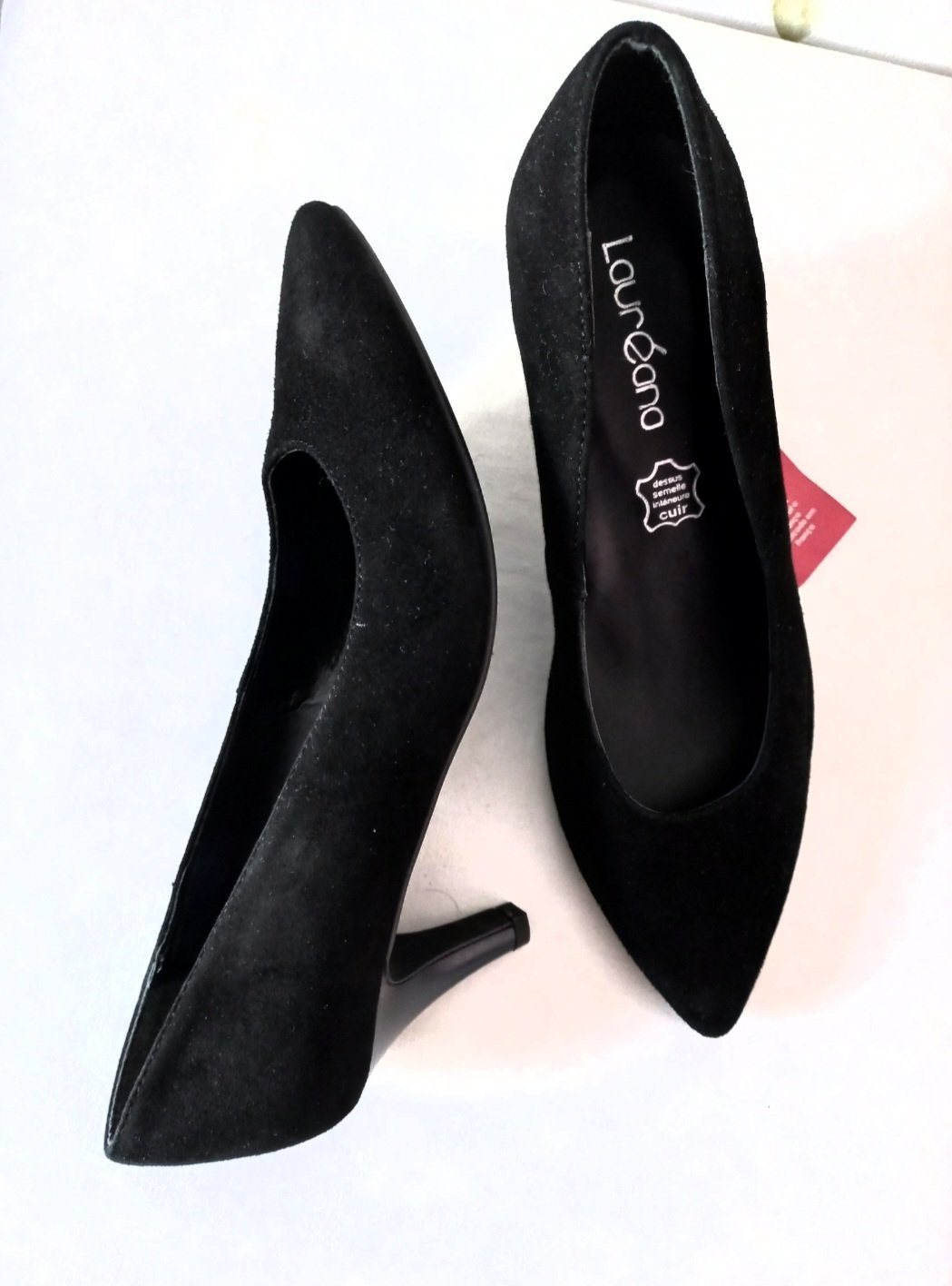 Escarpins demi talons noir 37 