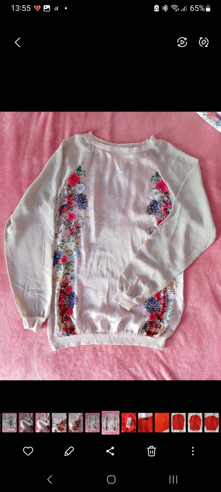 Pull effet soie S/M