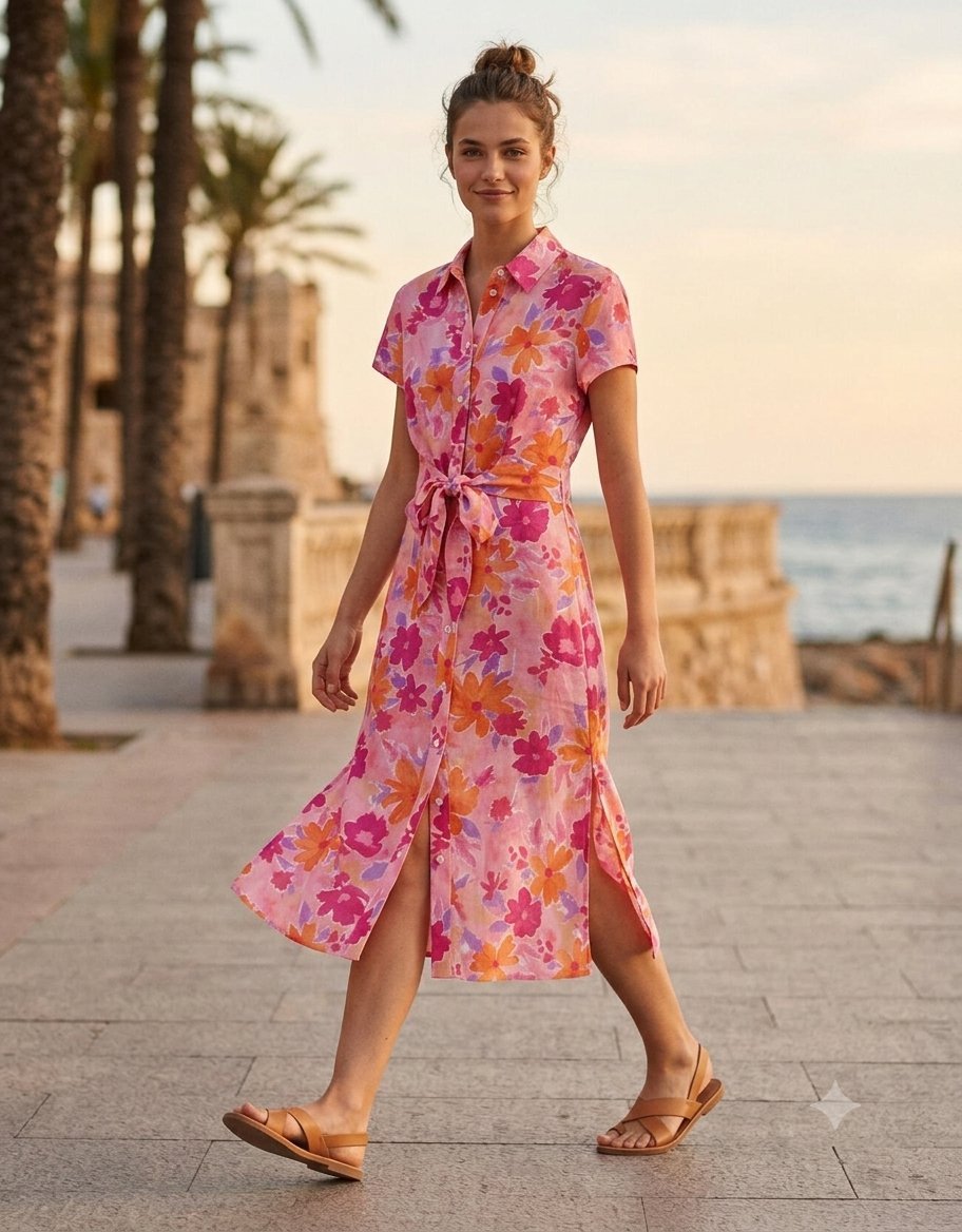 Robe chemise Bershka M