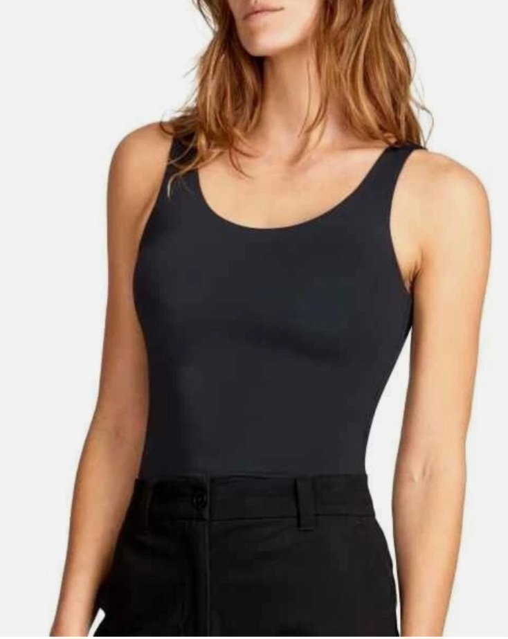 Debardeur noir tissu maillot SP