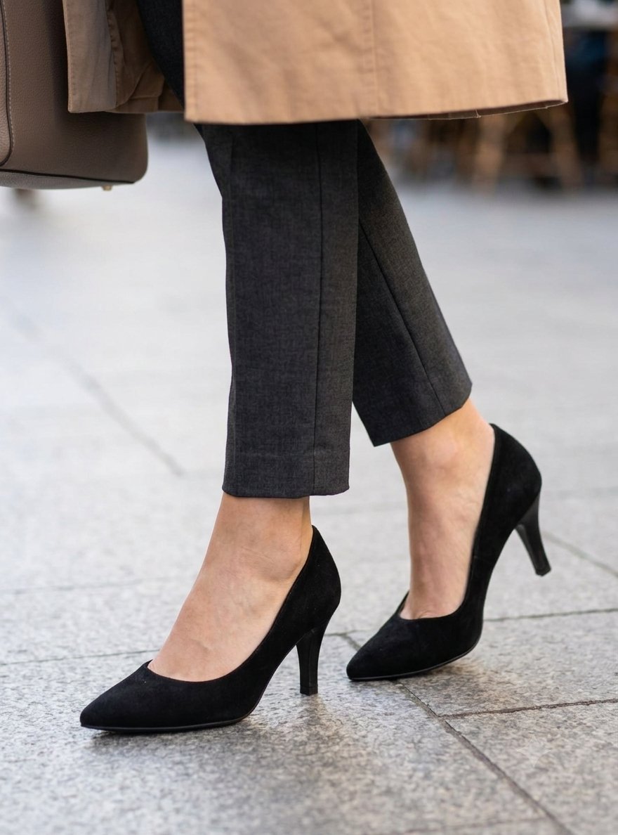 Escarpins demi talon noir 37