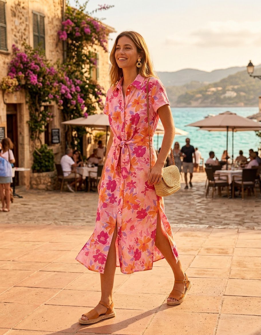 Robe chemise bershka M