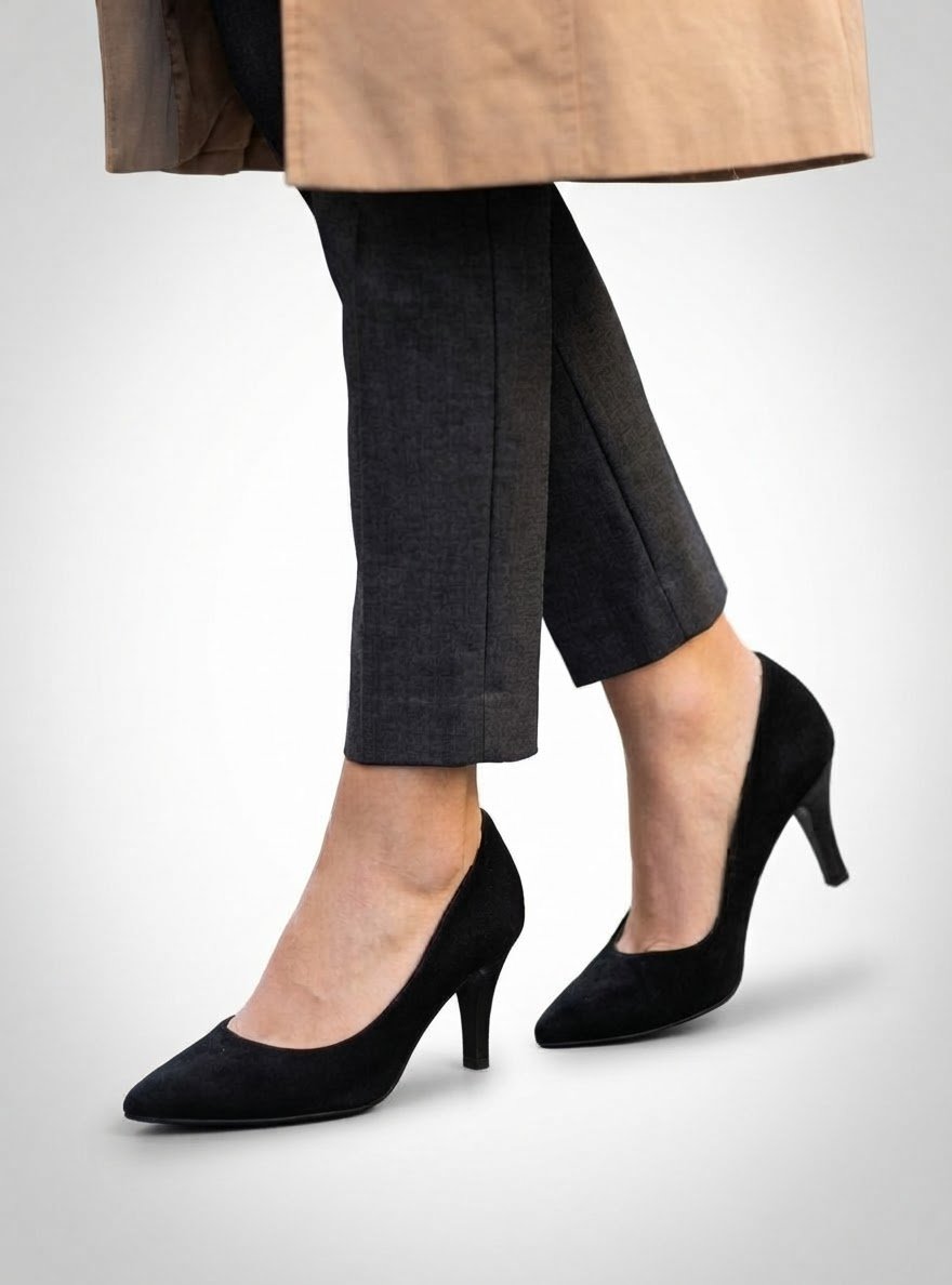 Escarpins demi talon noir 37