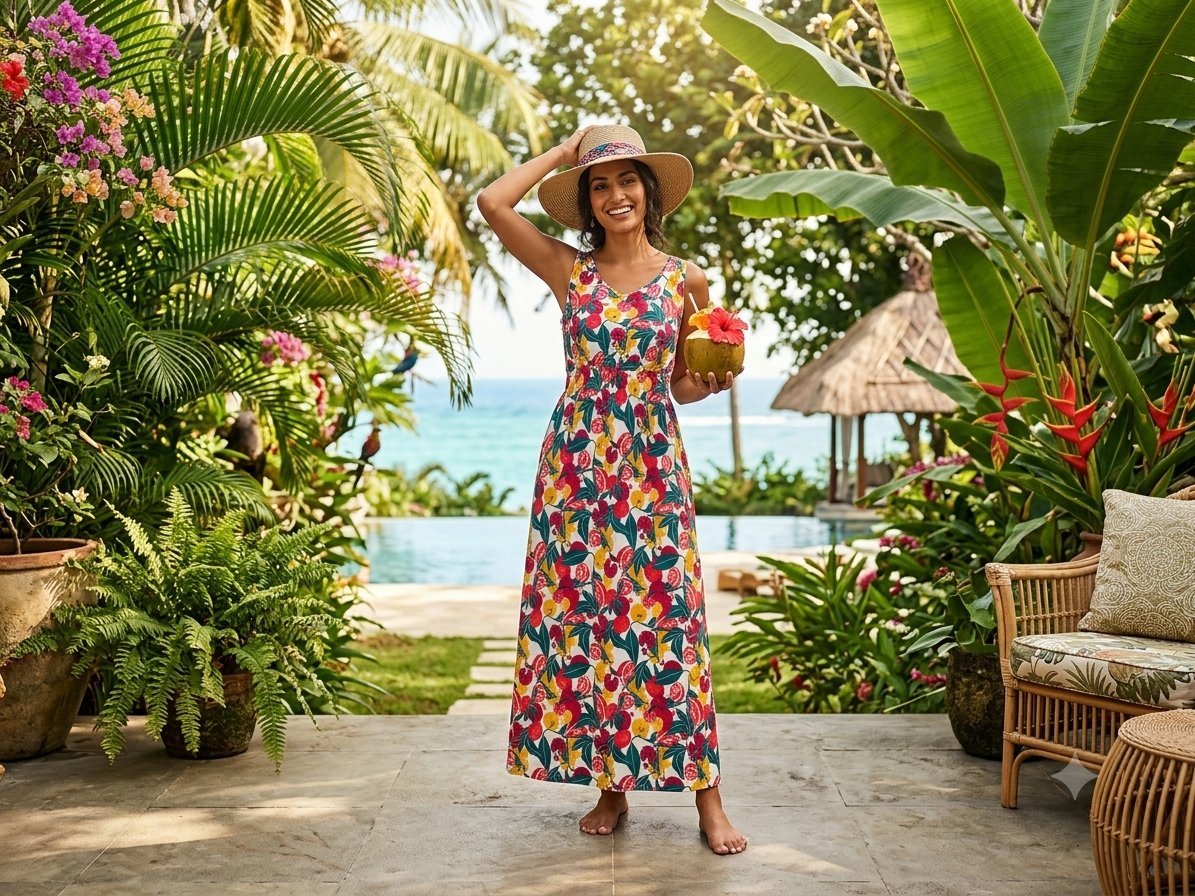 Robe longue sans manche ML