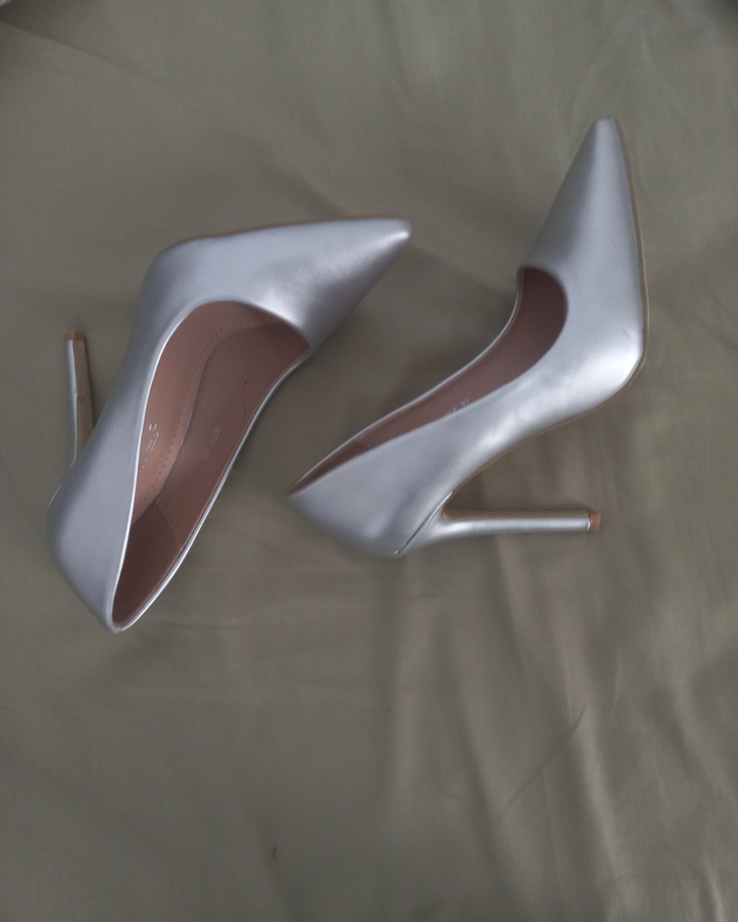 Escarpins argent 37