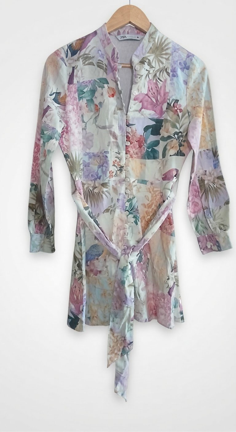 Robe en lin Zara