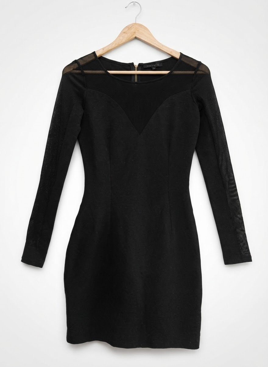 Robe Guess noire mi-saison