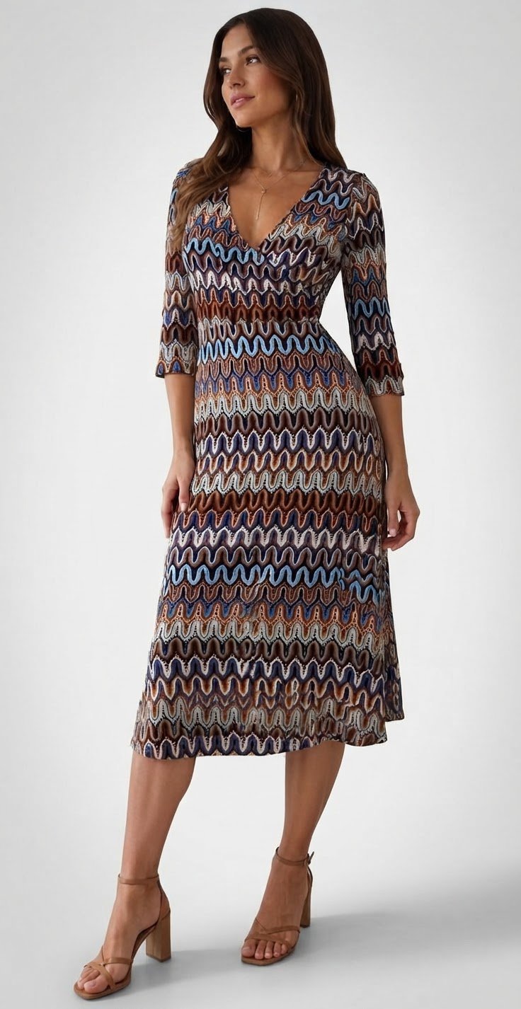 Robe en crochet avec doublure