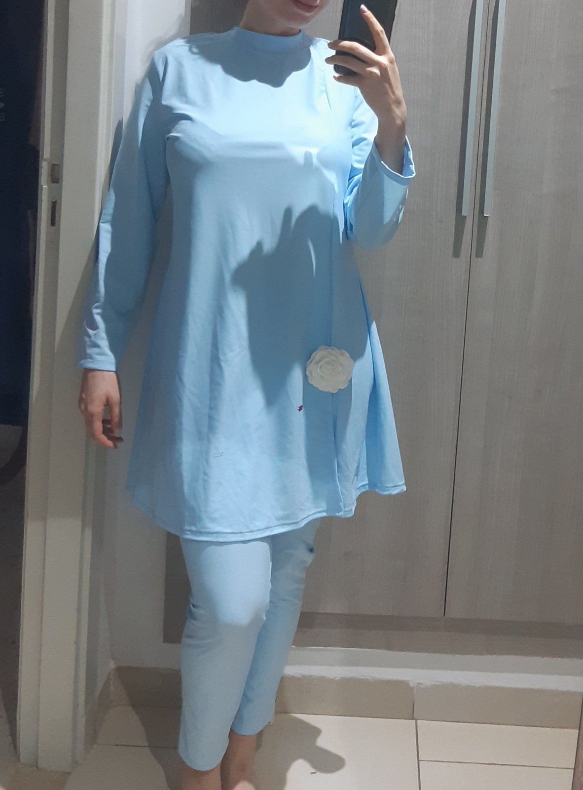 Burkini bleu ciel 