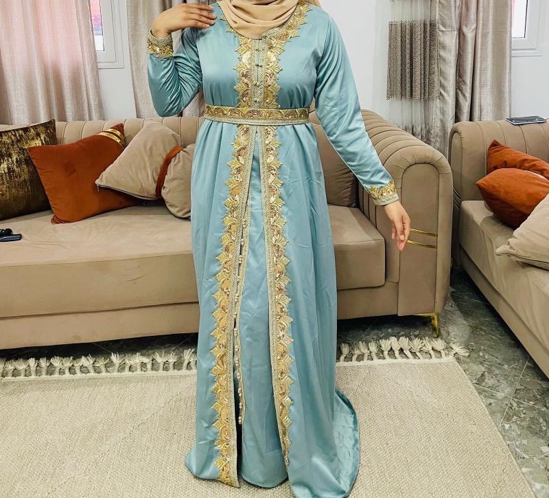 قفطان مليوس مرة حجة نظيفة مخيط  لزهاز عروسة 