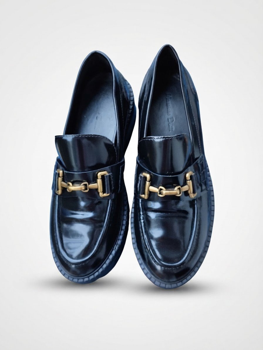 Mocassin cuir Massimo Dutti 