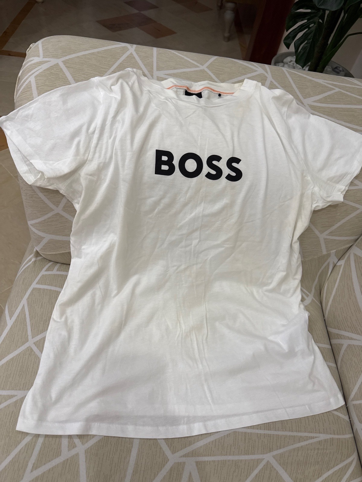 Tshirt boss en blanc