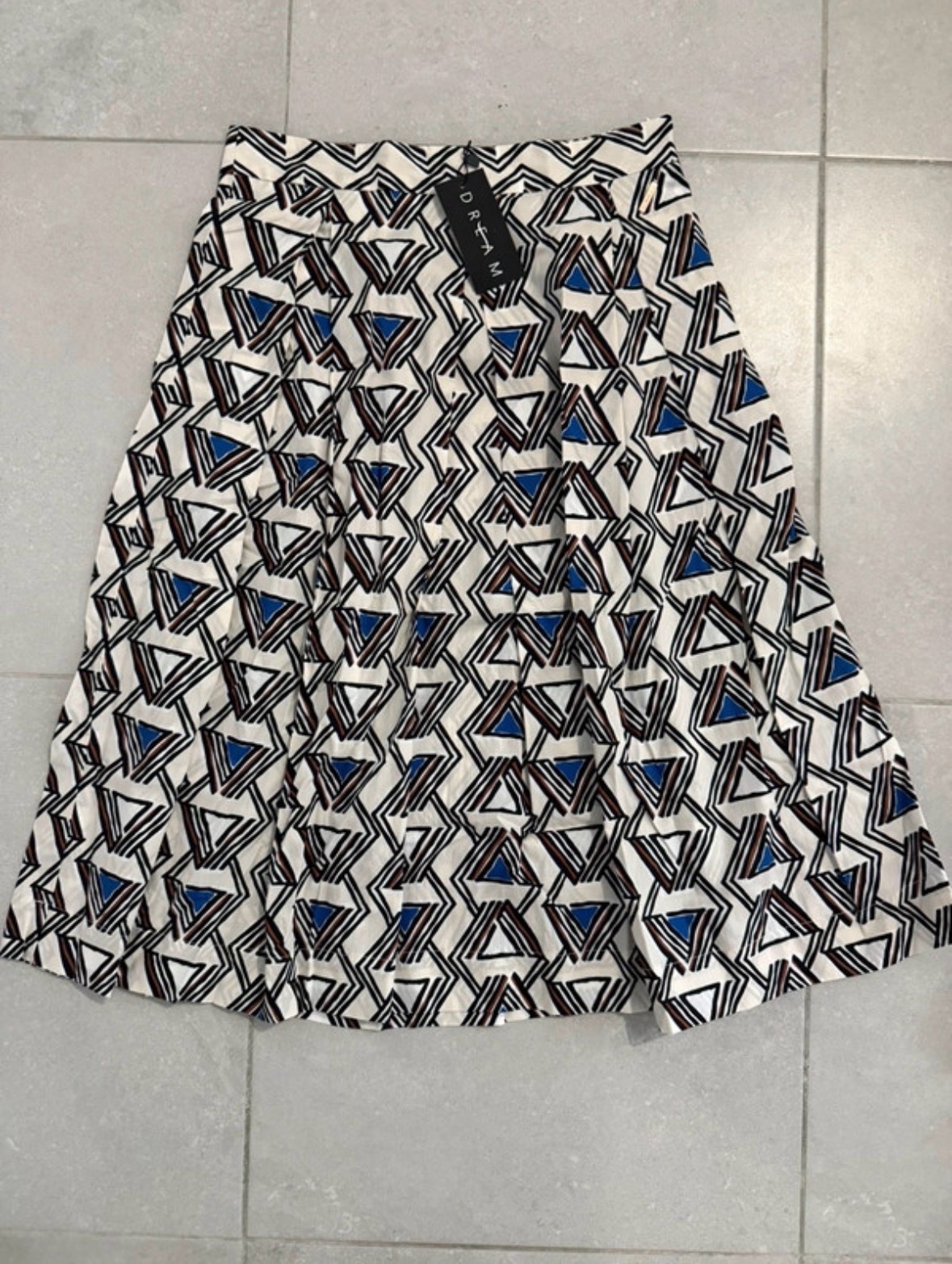 Jupe dream à motifs geometriques