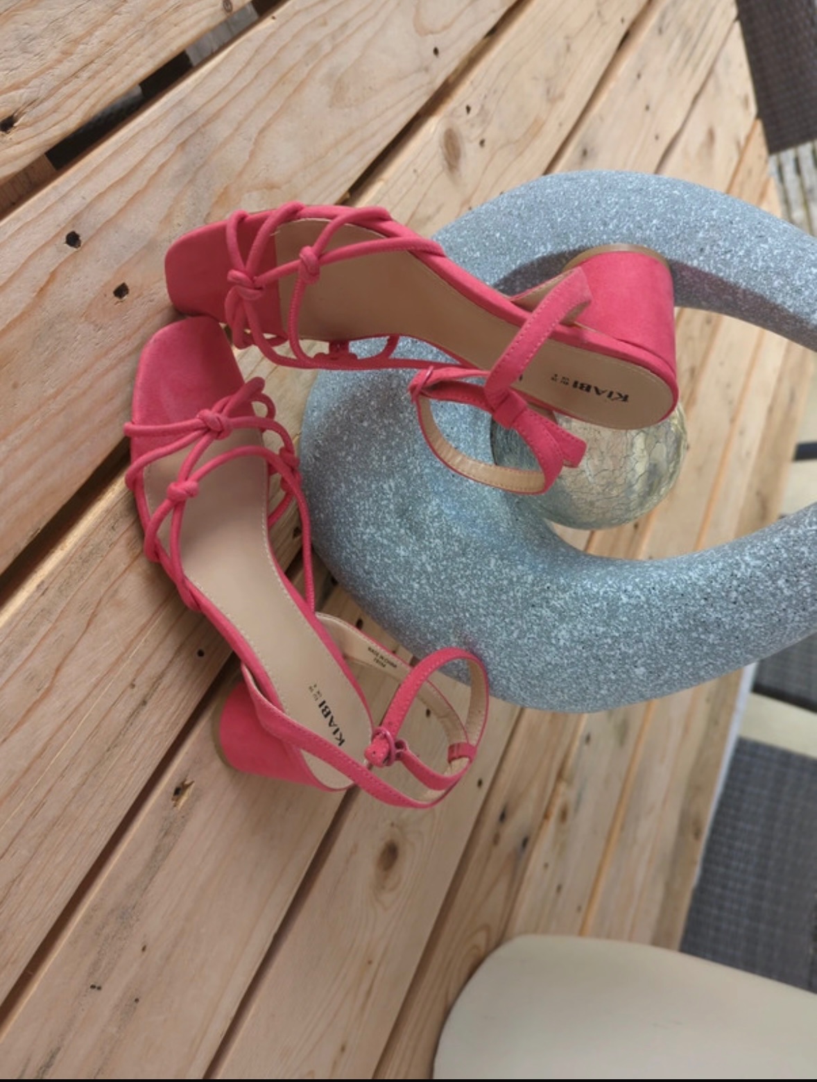 Sandales kiabi rose fushia