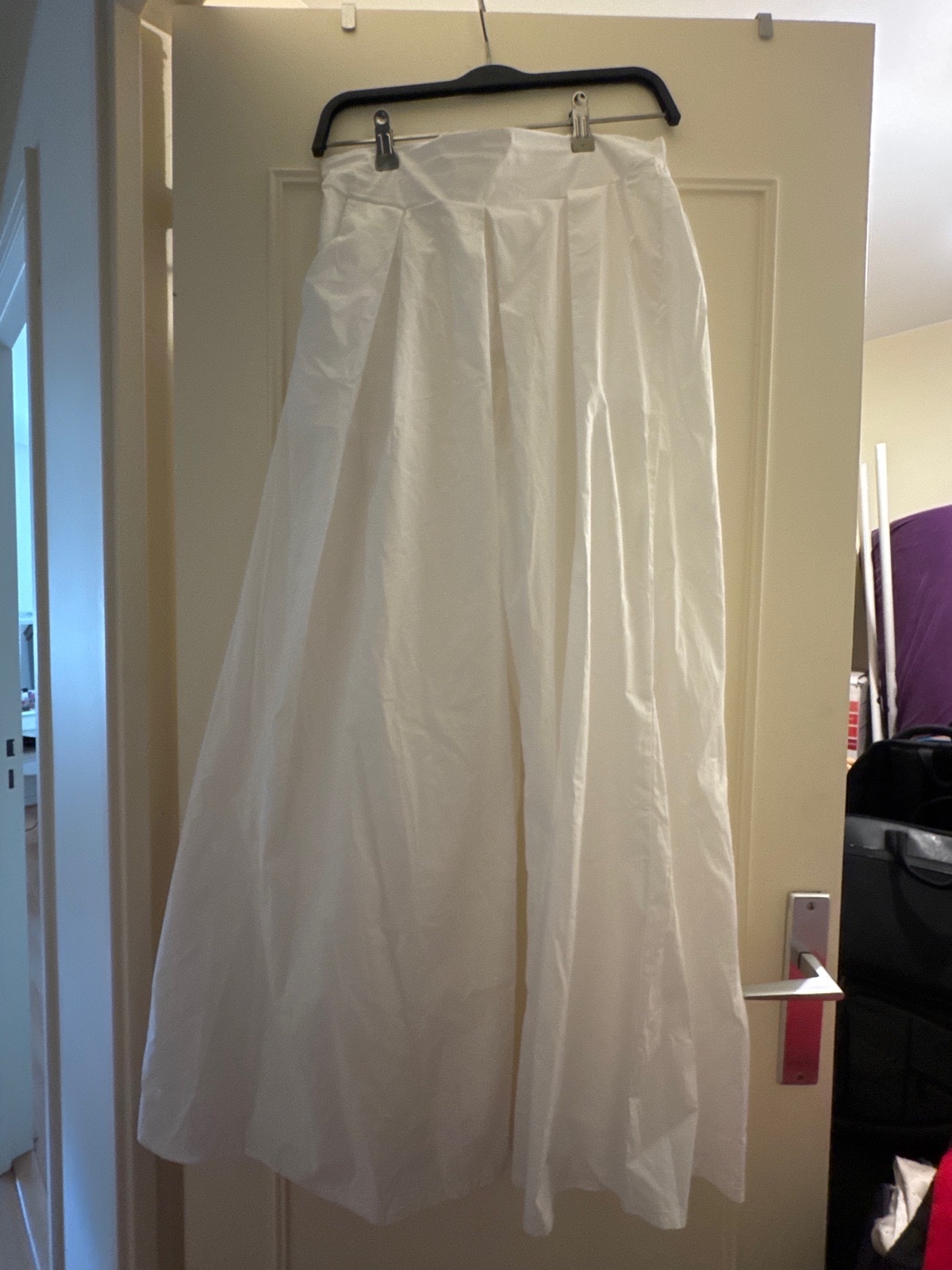 Pantalon blanc coupe zara