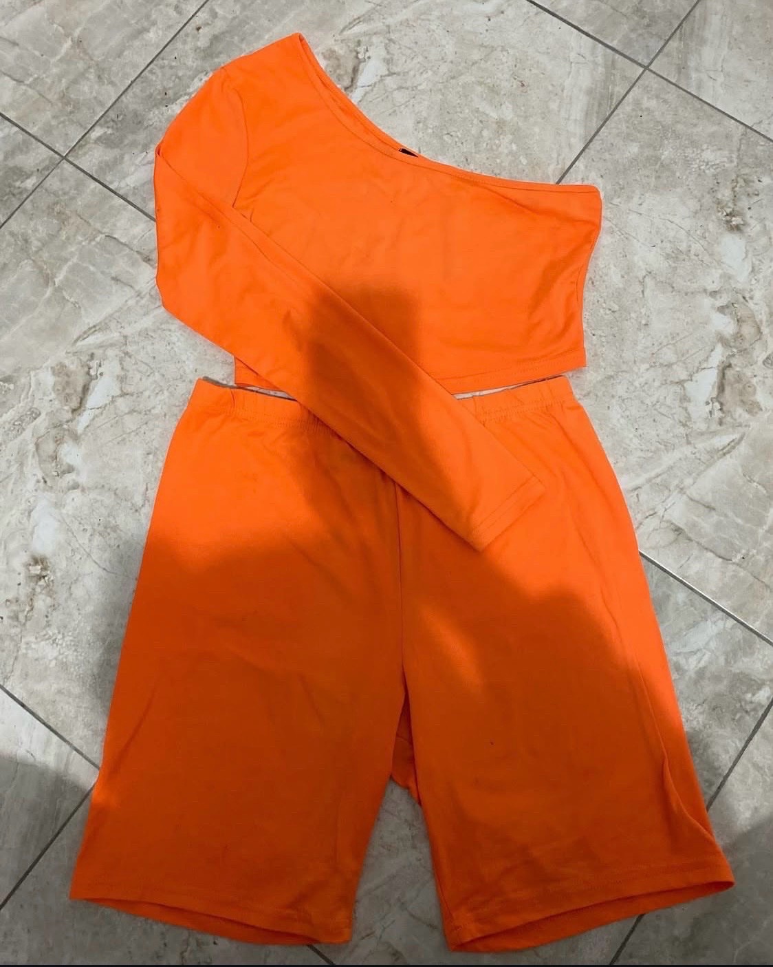 Orange set shein