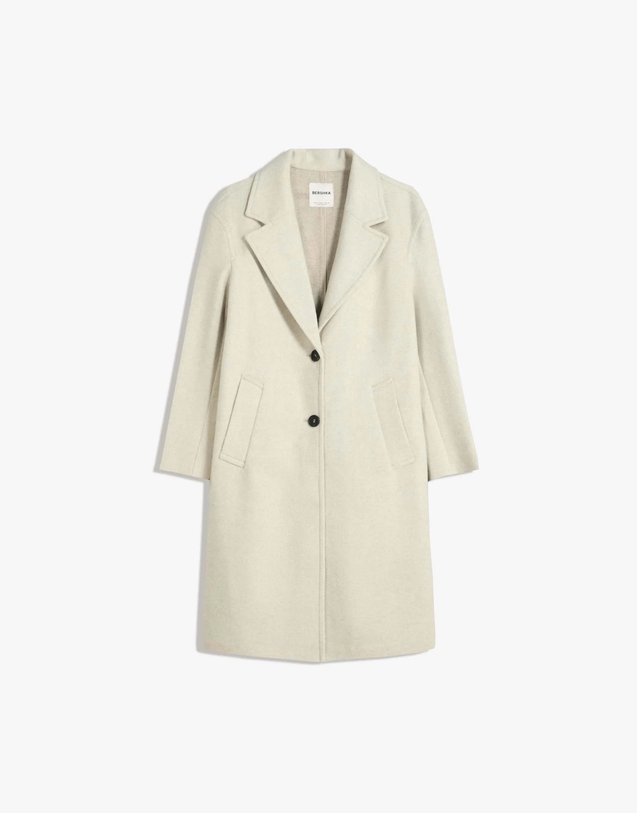 Manteau Bershka couleur crème