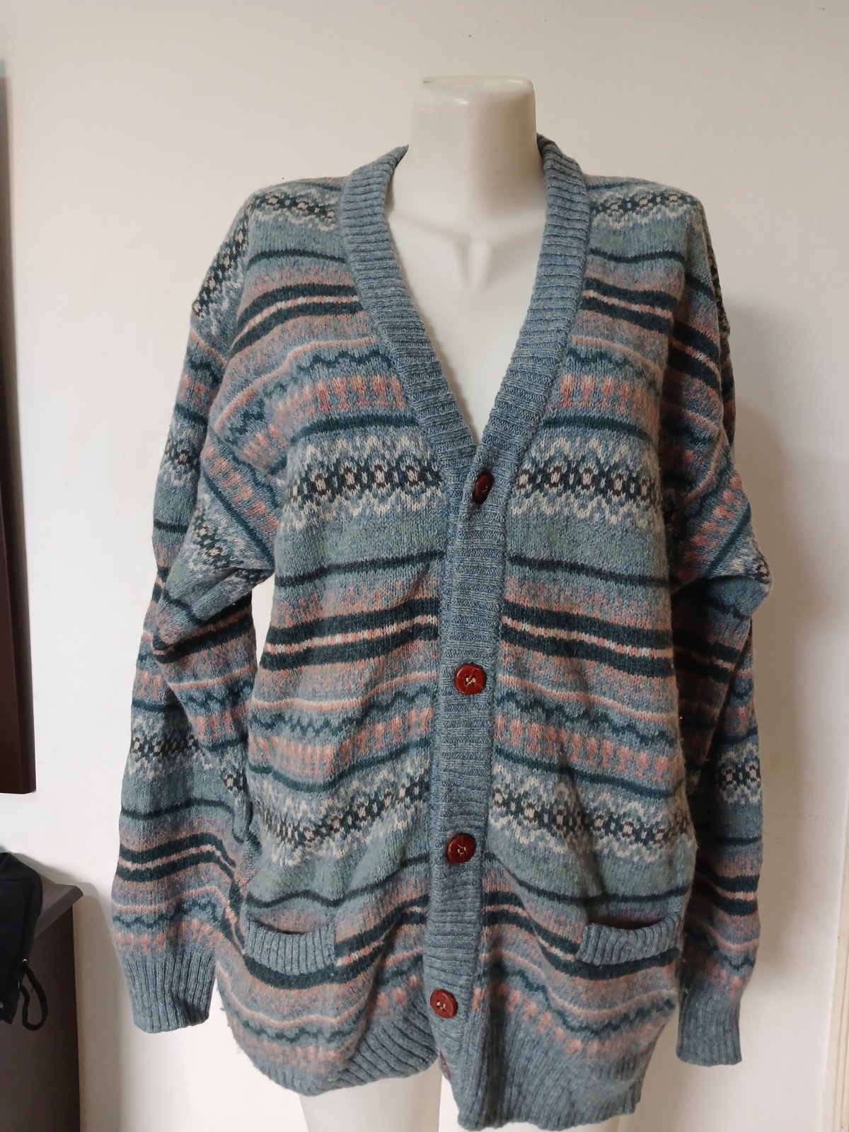 Gilet en laine vierge. Taille Standard.  40 jusqu'à 48