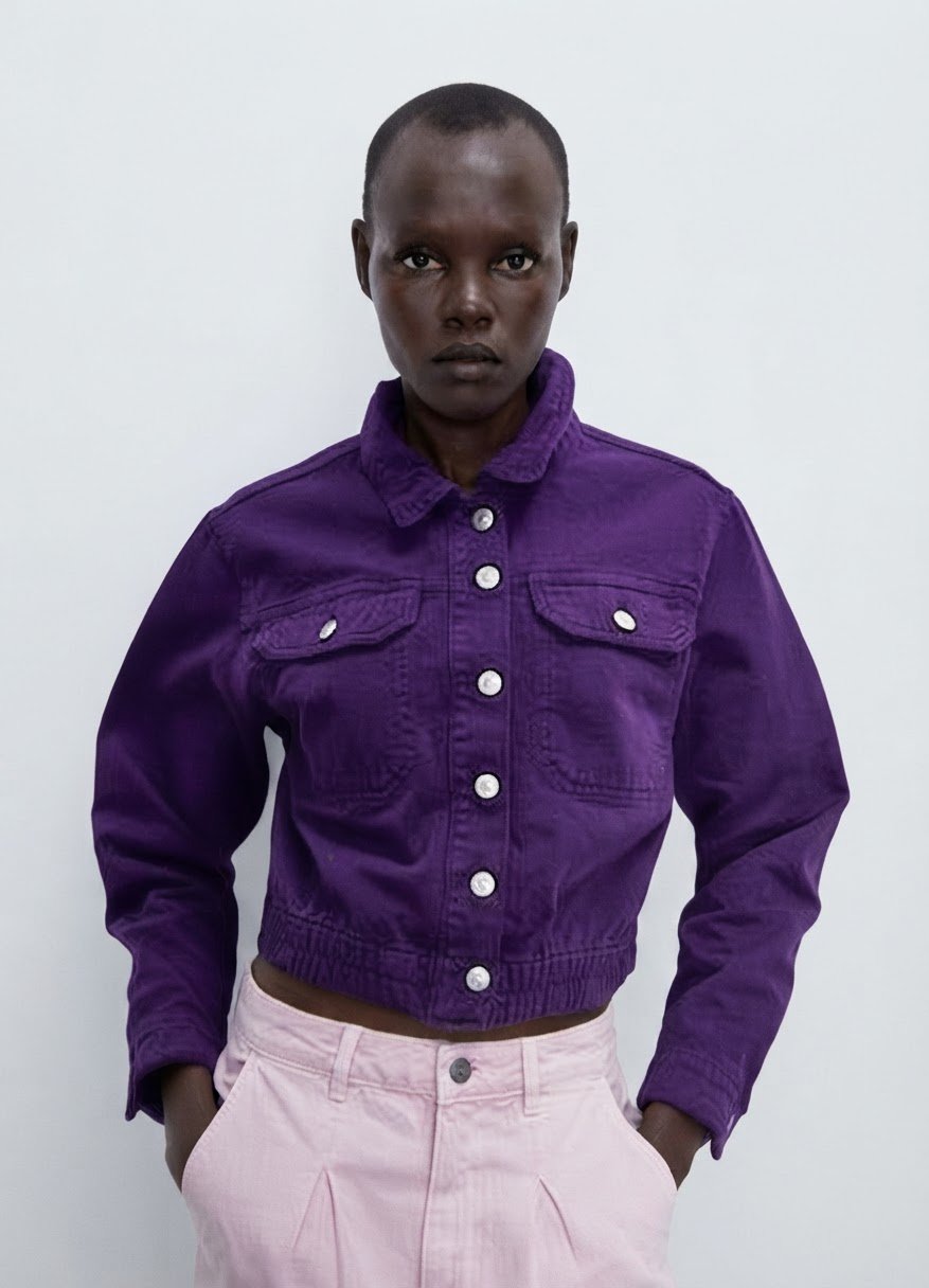 Cropped Veste ZARA. TAILLE 36/S. NEUVE