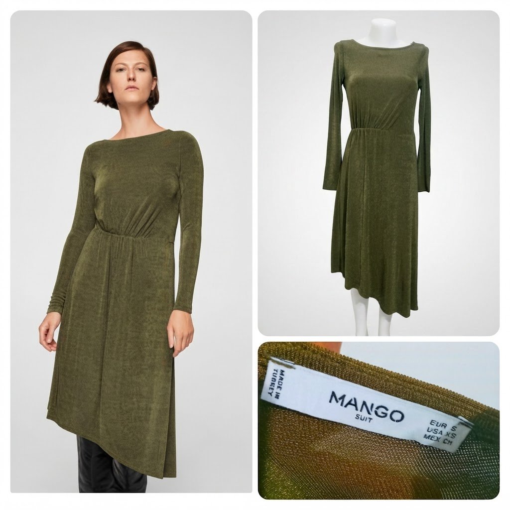 MANGO asymétrique.  Extensible.  Taille 36/38 . Neuve