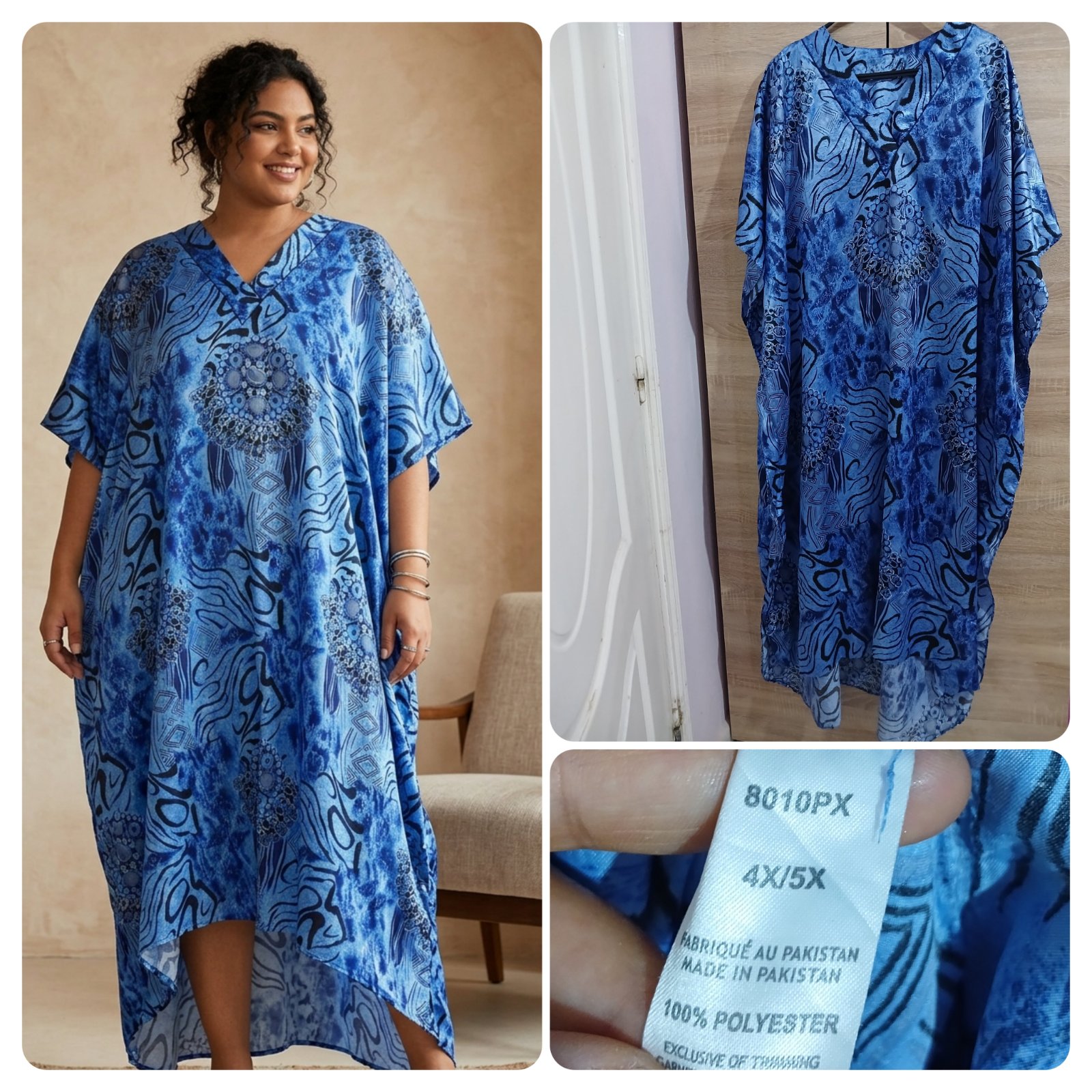 جبة Jebba SATINÉE.  Taille 48/50.
