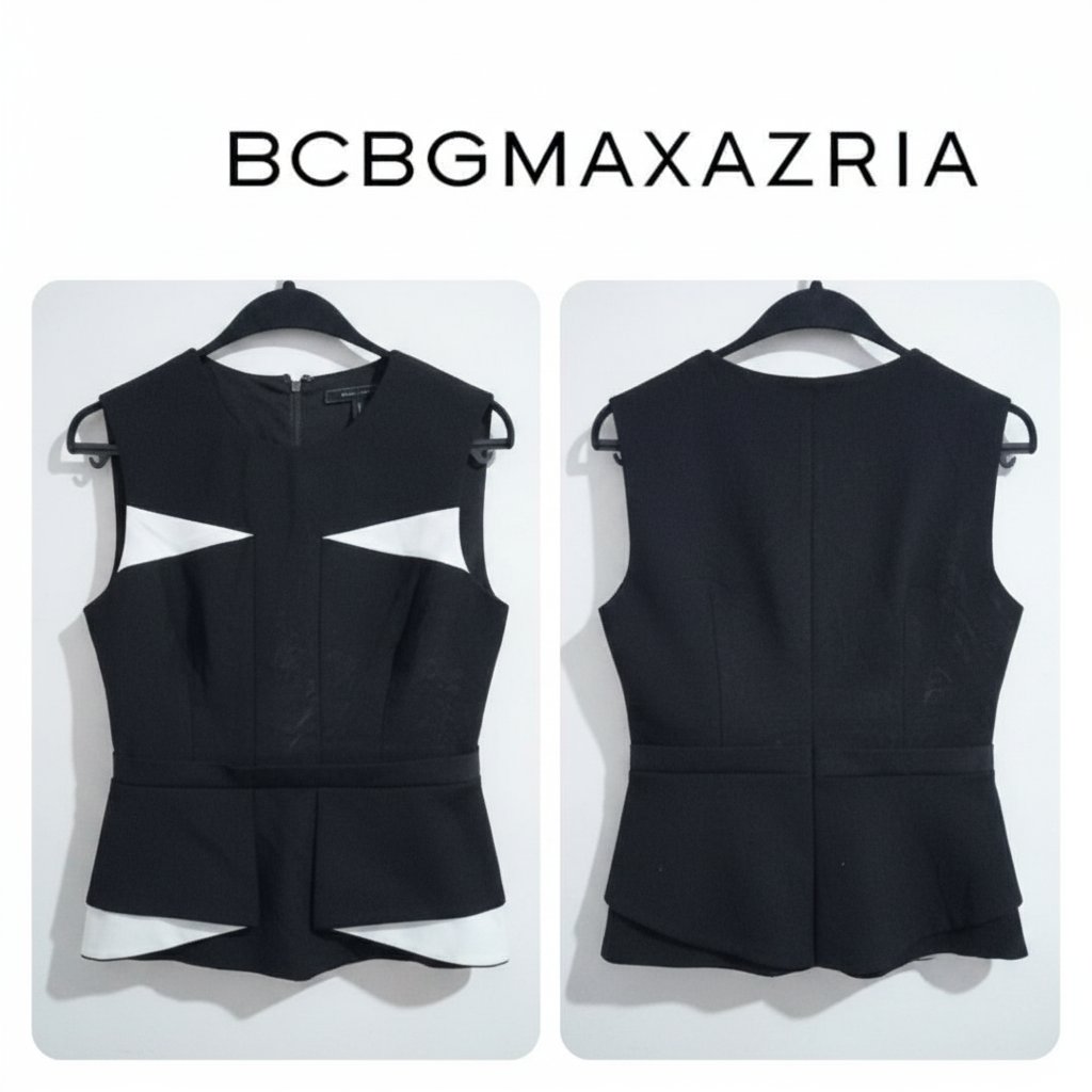 Blouse élégante BCBGMAXAZRIA.  TAILLE S