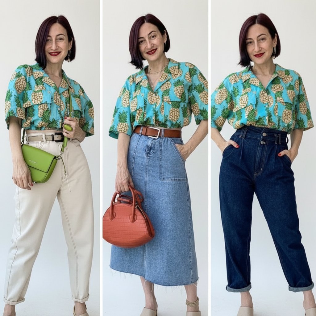 HAUT ANANAS 🍍 🍍 🍍 ZARA. TAILLE 40/L