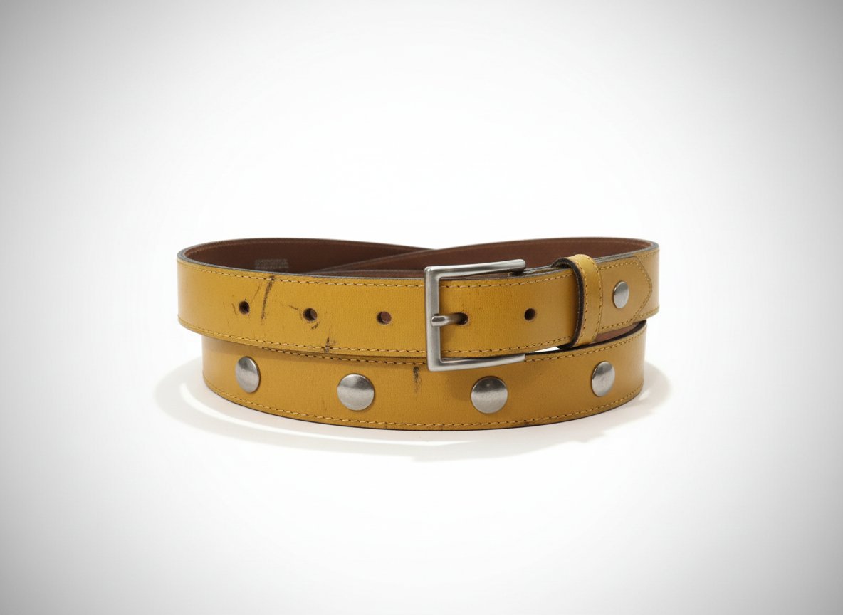 Ceinture Sonia Rykiel. En cuir de vachette.