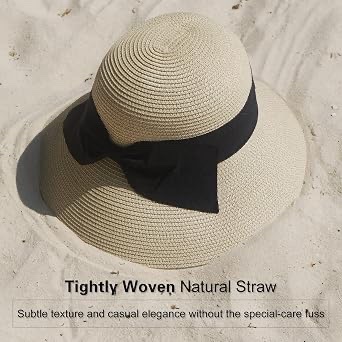 Chapeau beige elegant 