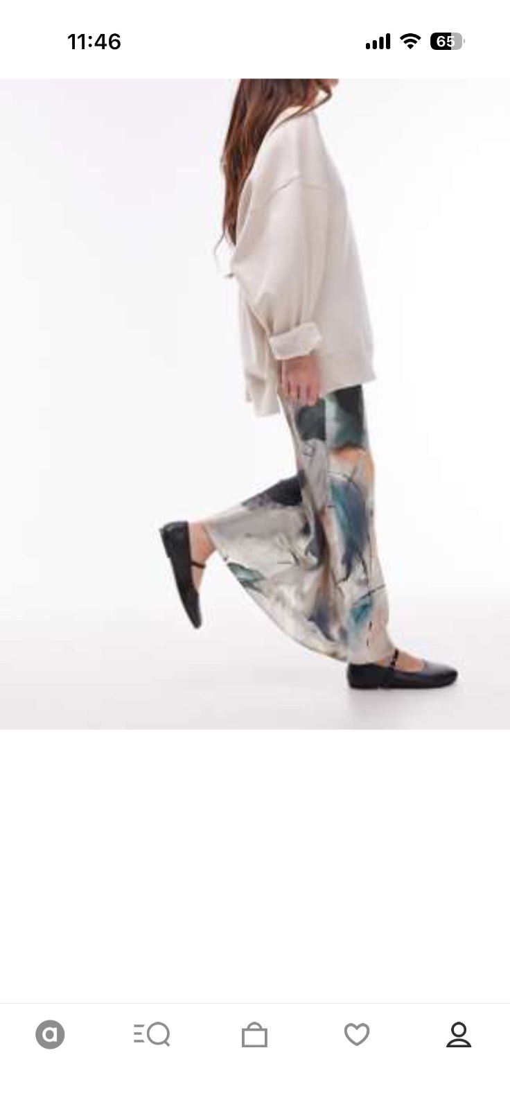 Satin maxi skirt 