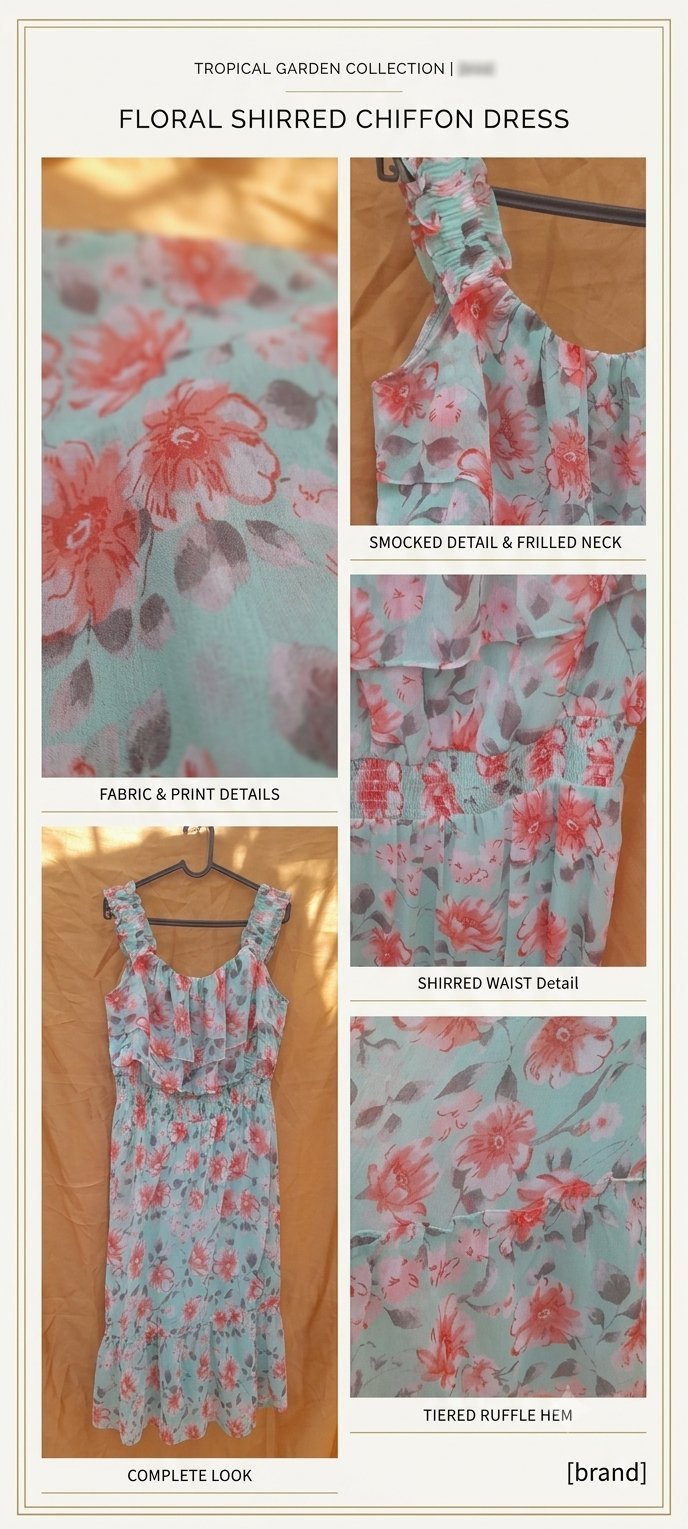 Une belle robe florale 💐