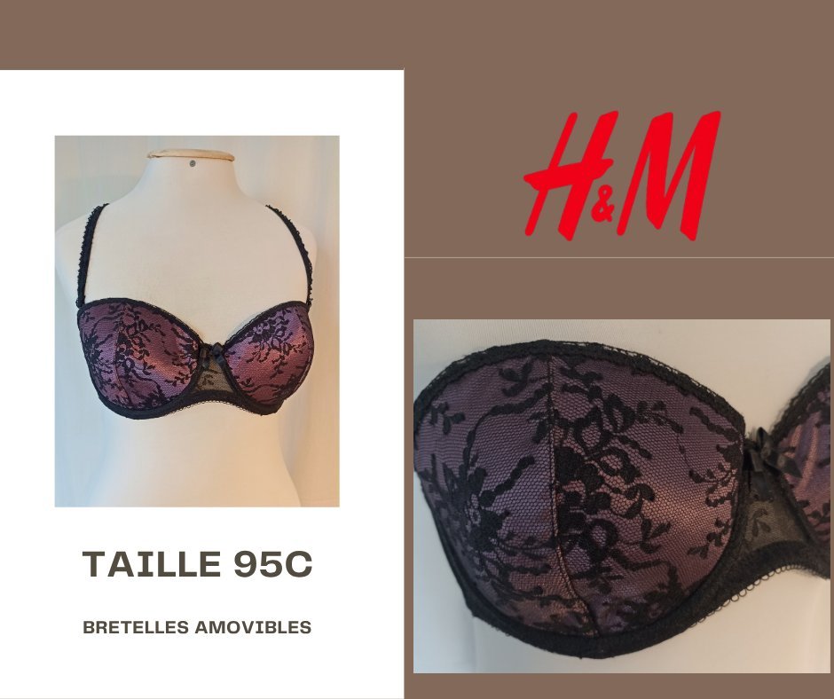 Soutien gorge bretelles amovibles 95C