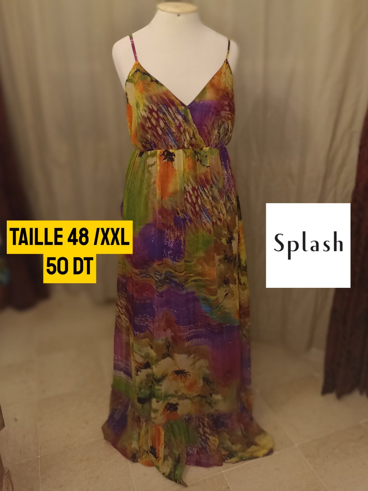 Robe fluide t.48
